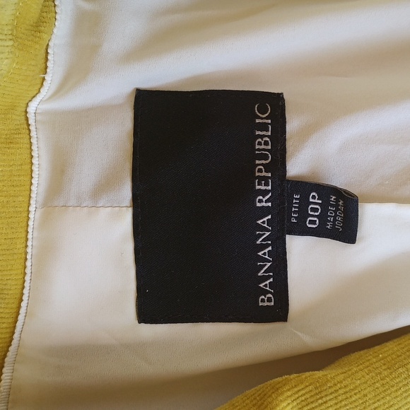 Fun yellow conduroy suit from Banana Republic 00P - Picture 3 of 4